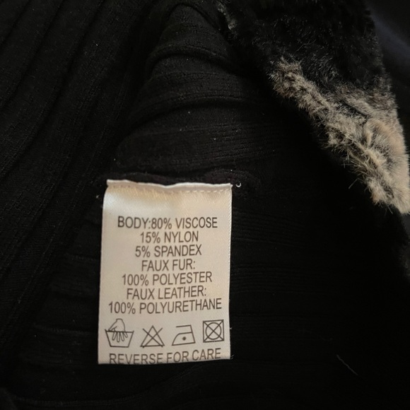 Fontana Faux Fur Sweater Jacket - Picture 8 of 8